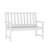 Ellsworth Commercial Grade All Weather Indoor/Outdoor Recycled HDPE Bench with Contoured Seat
