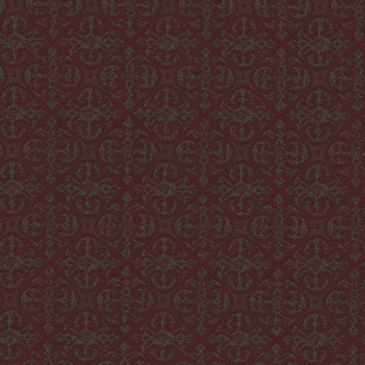 Abbey Moss Red Fabric |#| 