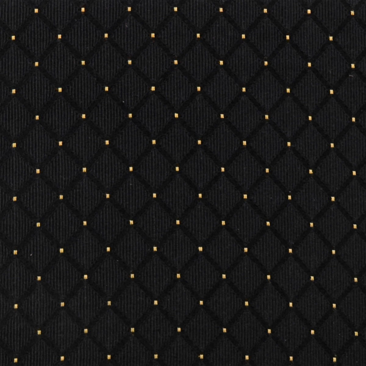 Black Dot Patterned Fabric/Gold Vein Frame |#| EMB 18.5inchW Church Chair in Black Dot Patterned Fabric w/ Book Rack - Gold Frame