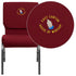 Embroidered HERCULES Series 18.5''W Stacking Church Chair