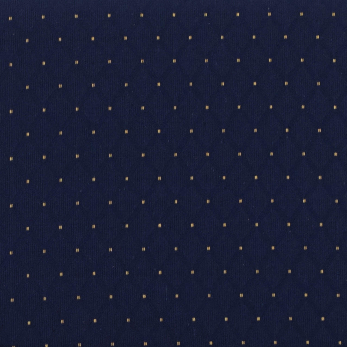 Navy Blue Dot Patterned Fabric/Gold Vein Frame |#| EMB 21inchW Church Chair in Navy Blue Dot Patterned Fabric w/ Book Rack-Gold Frame