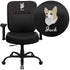 Embroidered HERCULES Series Big & Tall 400 lb. Rated Executive Swivel Ergonomic Office Chair with Rectangular Back and Arms