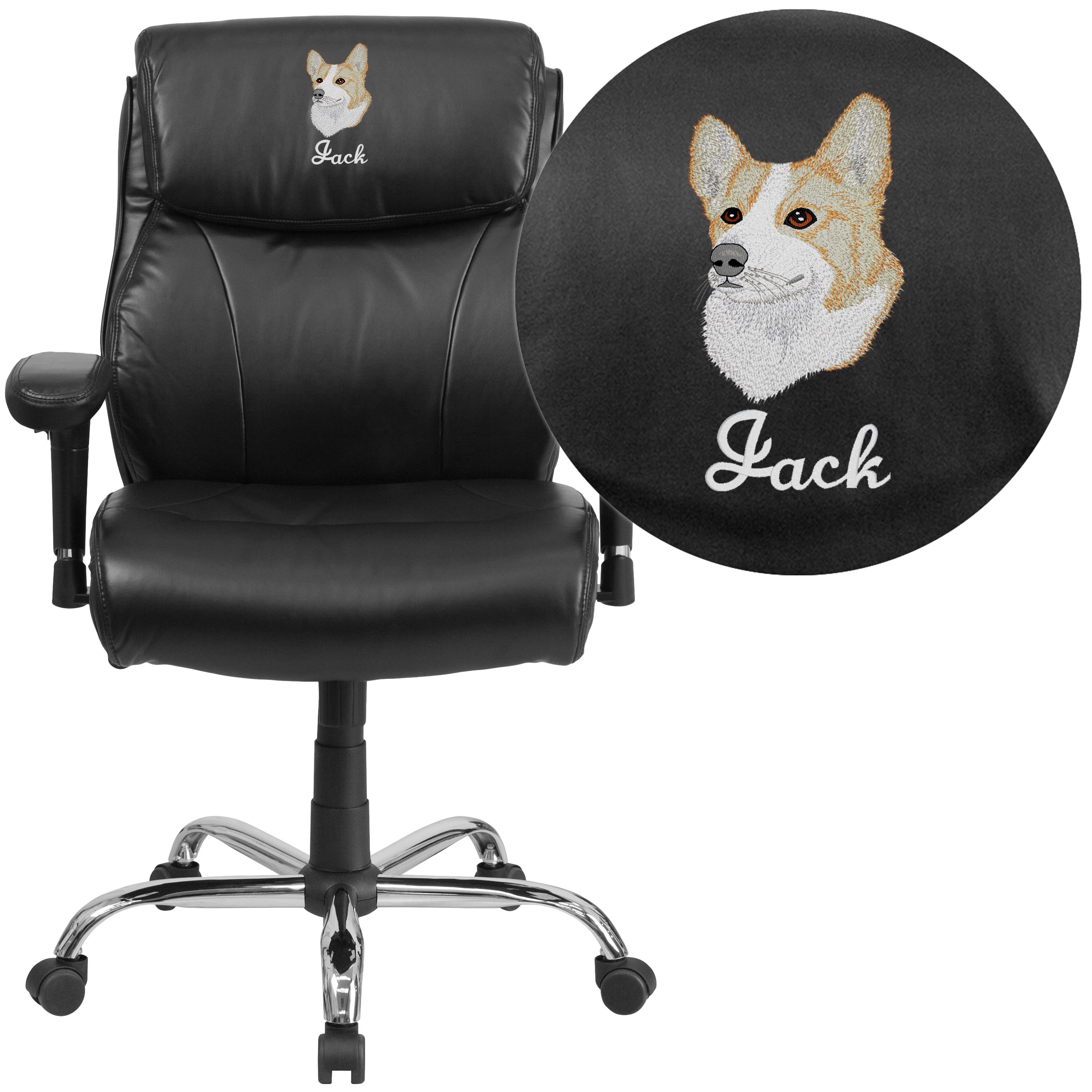 Embroidered gaming chair sales