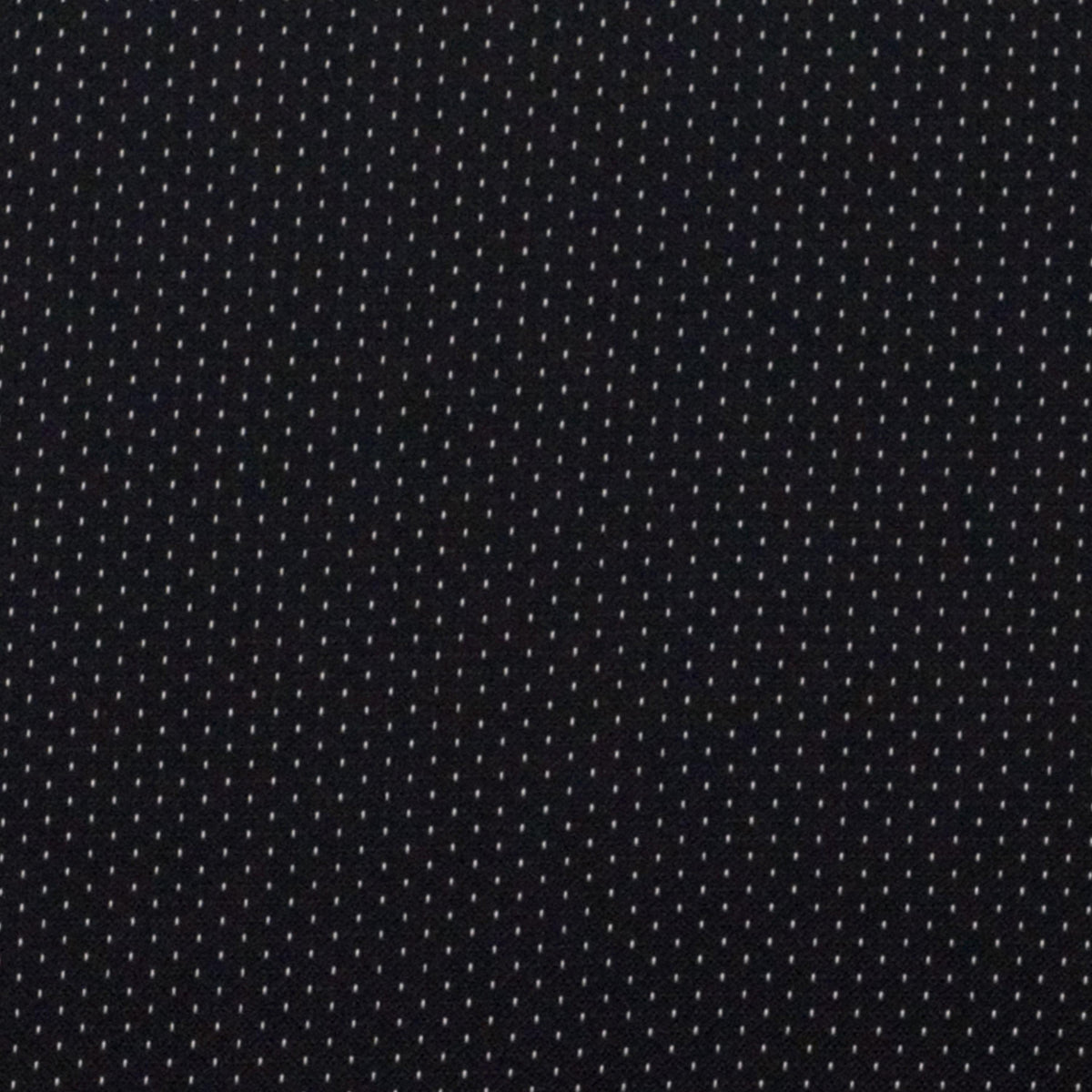 Black Patterned Fabric |#| Embroidered Heavy Duty Black Dot Fabric Stack Chair - Reception Furniture