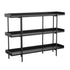 Emmett 3 Shelf Storage Display Unit Bookcase with Metal Frame