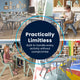 Natural Woodgrain/Dusty Blue |#| 7 PC Plastic Activity Table and 6 Chairs Set, 10.5"Seat Height-Dusty Blue