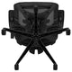 Gray |#| Ergonomic Gray/Black Mesh Office Chair-Synchro, Pivot Headrest, Adjustable Arms