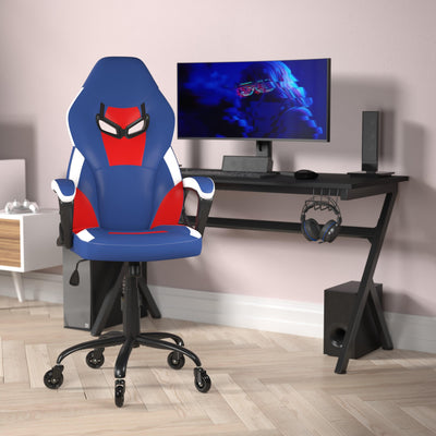 Ergonomic PC Office Computer Chair - Adjustable Designer Gaming Chair - 360° Swivel - Roller Wheels