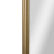 Gold,20"W x 29"L |#| Arched Wall Mirror with Metal Frame with Baroque Detail in Gold - 29" x 20"