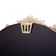 Gold,20"W x 29"L |#| Arched Wall Mirror with Metal Frame with Baroque Detail in Gold - 29" x 20"