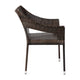 Espresso |#| All Weather Commercial Grade PE Rattan Stacking Patio Chairs in Espresso