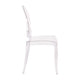 Extra Wide Polycarbonate All-Weather Transparent Crystal Ghost Banquet Chair