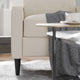 Cream |#| Pushback Recliner with Button Tufted Back in Cream LeatherSoft Upholstery