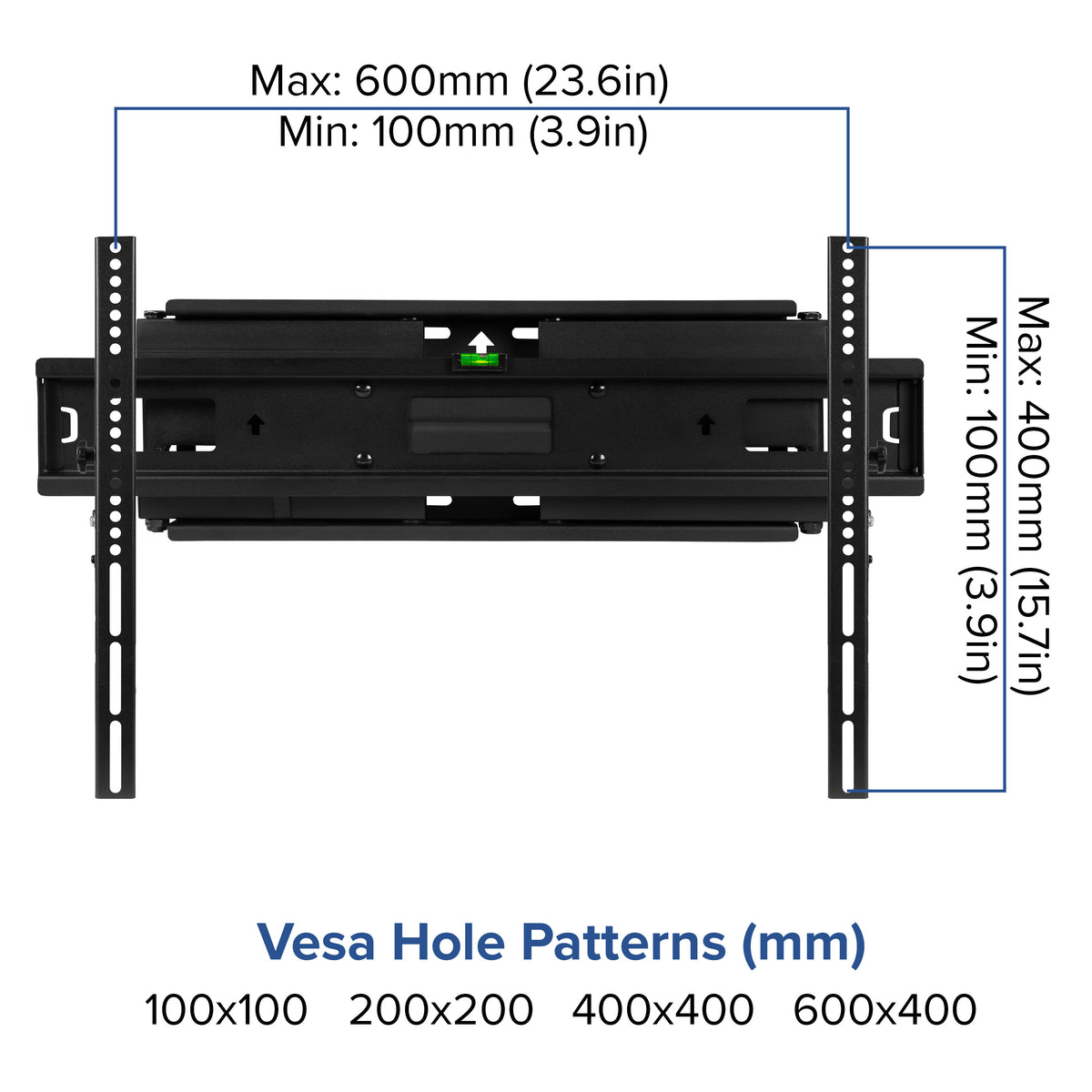 40"-84" TV |#| 40"-84" Full Motion Adjustable TV Wall Mount-Weight Capacity Up to 100lbs.