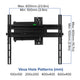 32"-55" TV |#| 32"-55" Full Motion Adjustable TV Wall Mount-Weight Capacity Up to 55lbs.