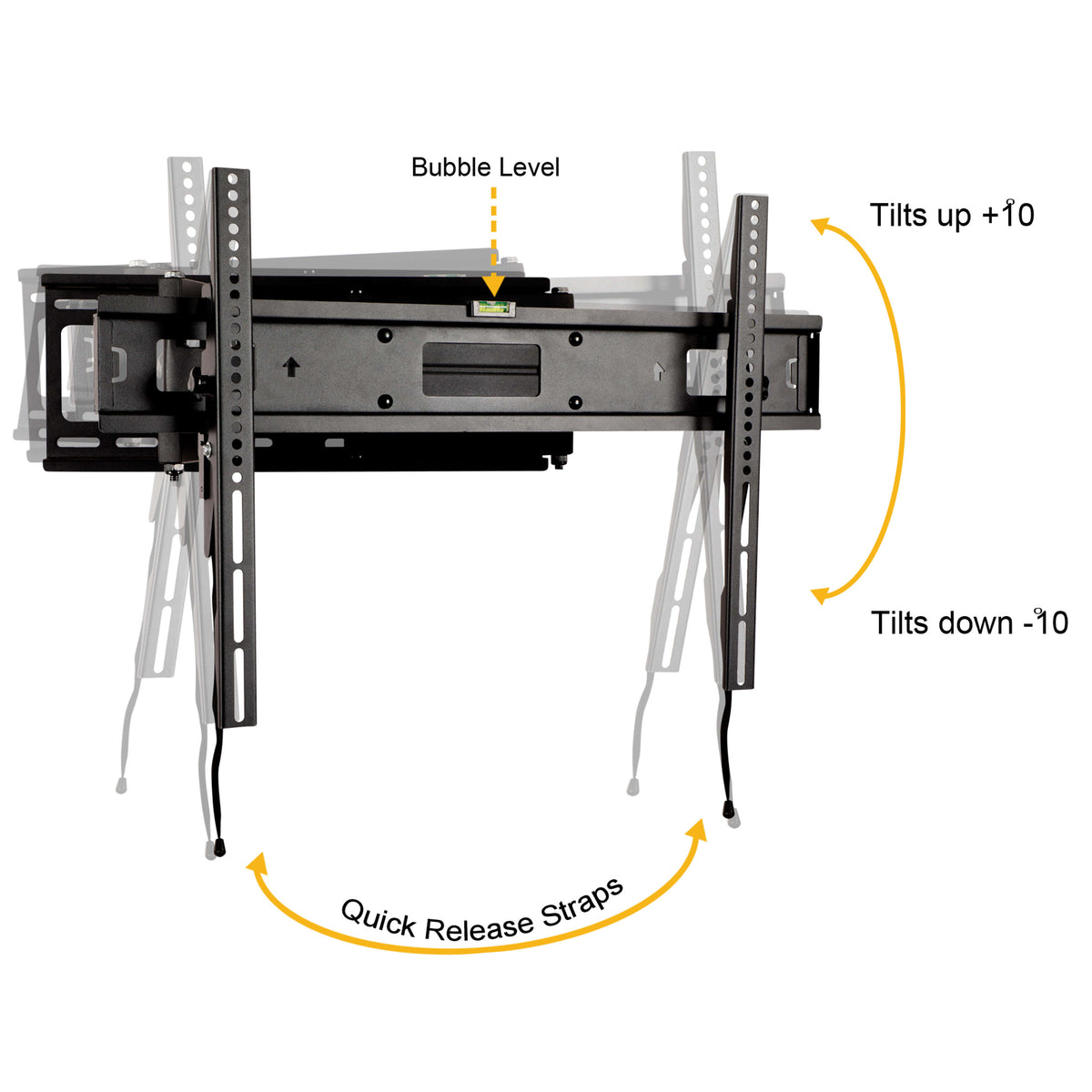 40"-84" TV |#| 40"-84" Full Motion Adjustable TV Wall Mount-Weight Capacity Up to 100lbs.