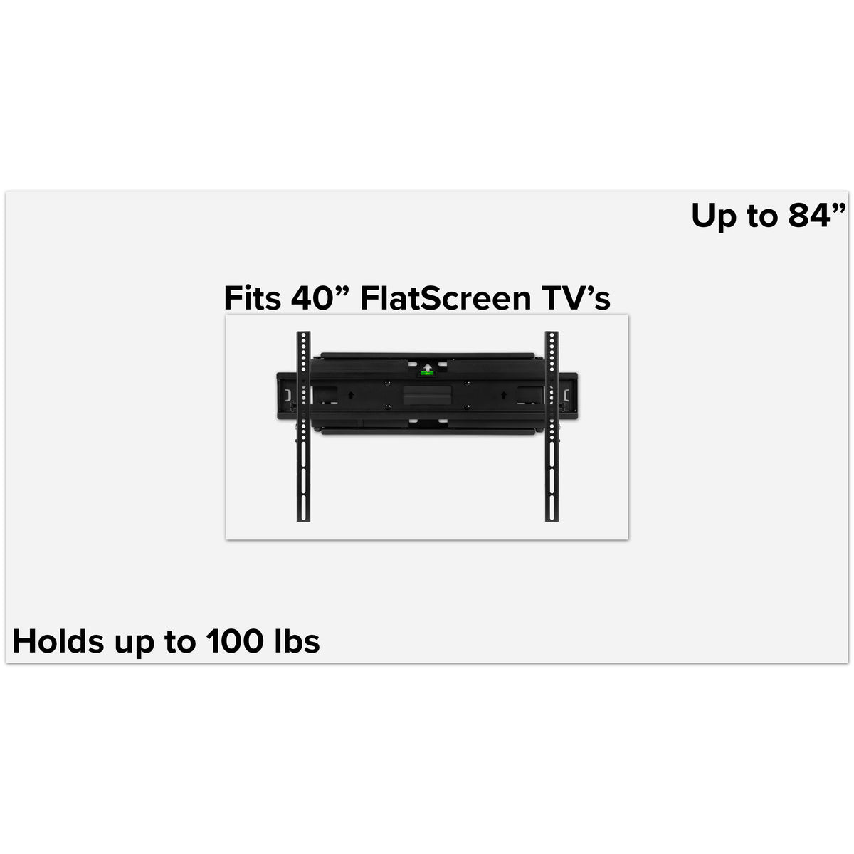 40"-84" TV |#| 40"-84" Full Motion Adjustable TV Wall Mount-Weight Capacity Up to 100lbs.