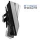 40"-84" TV |#| 40"-84" Tilt TV Wall Mount-Built-In Level-Weight Capacity Up to 140 lbs.