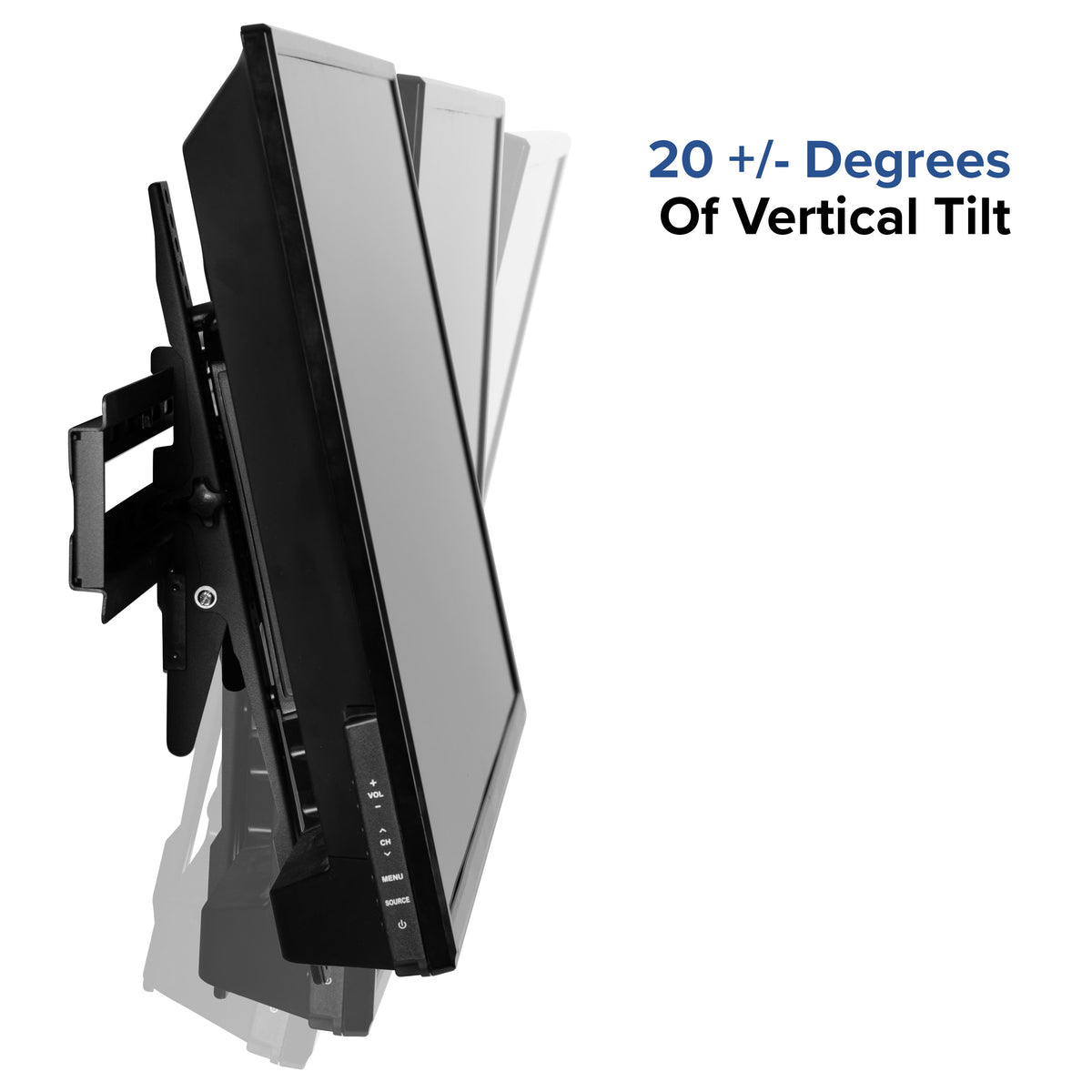 40"-84" TV |#| 40"-84" Tilt TV Wall Mount-Built-In Level-Weight Capacity Up to 140 lbs.