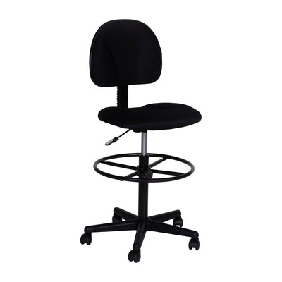 Fabric Drafting Chair (Cylinders: 22.5''-27''H or 26''-30.5''H) - View 1