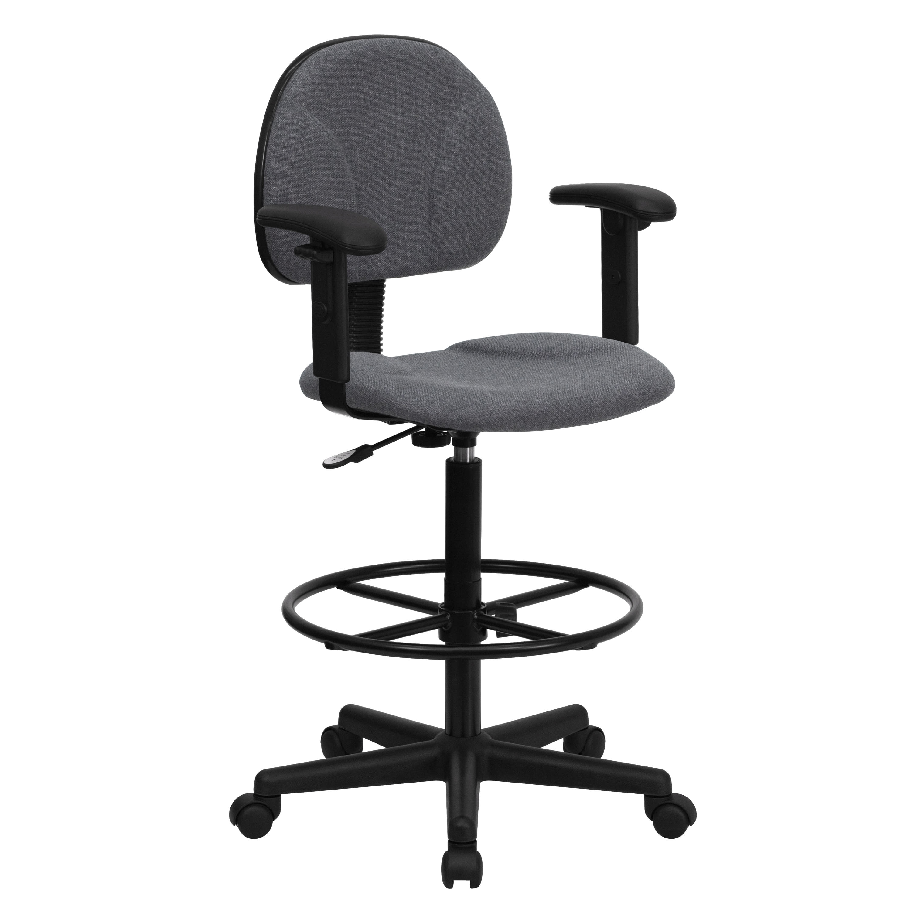 Drafting chair cheap with adjustable arms