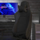 Black |#| Ergonomic Gaming Chair with 4D Armrests, Headrest, & Lumbar Support-Black/Black