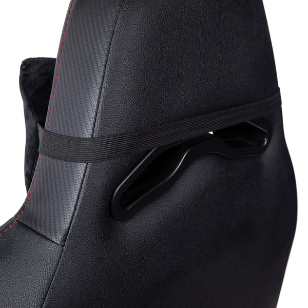 Black with Red Trim |#| Ergonomic Gaming Chair with 4D Armrests, Headrest, & Lumbar Support-Black/Red