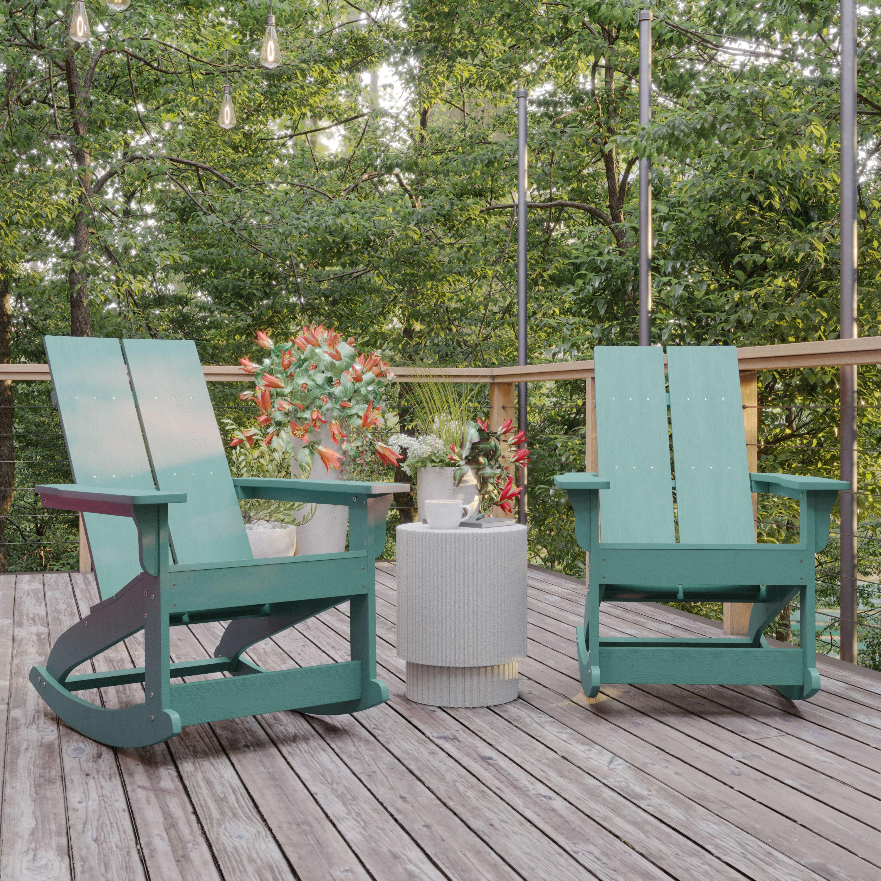 2 PK Resin Rocking Chair JJ C14709 2 BizChair