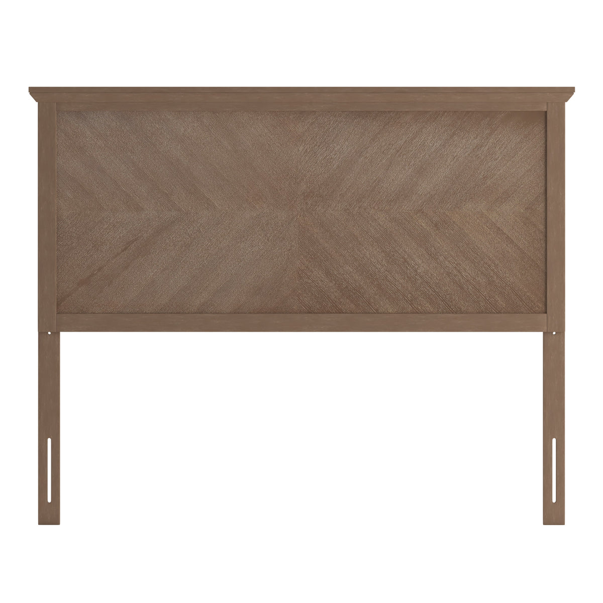 Light Brown,Full |#| Contemporary Full Size Herring Bone Wooden Headboard Only Light Brown