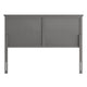 Gray Wash,Queen |#| Contemporary Queen Size Herring Bone Wooden Headboard Only in Gray Wash