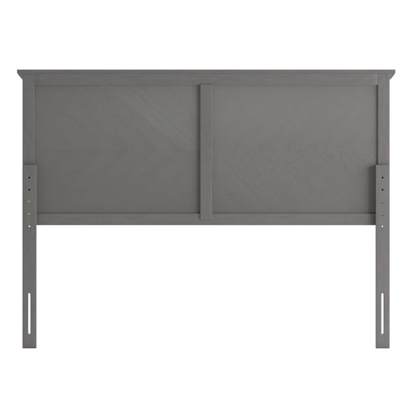 Gray Wash,Queen |#| Contemporary Queen Size Herring Bone Wooden Headboard Only in Gray Wash