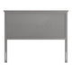 Gray Wash,Full |#| Contemporary Full Size Herring Bone Wooden Headboard Only in Gray Wash