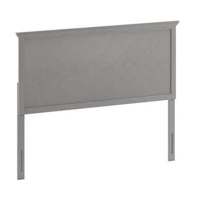 Contemporary Herringbone Patterned Headboard Only - View 1