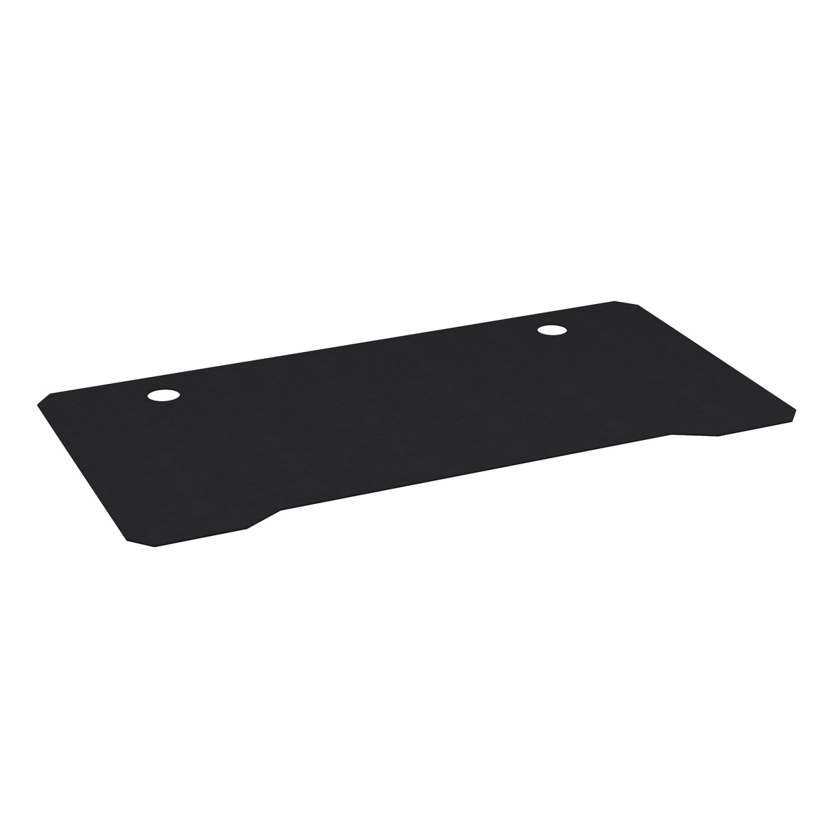 Full Desktop Anti-Slip Rubber Mouse Pad with Micro Weave Surface in Black