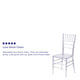 Crystal Ice |#| Crystal Ice Stacking Chiavari Chair - Event Seating - Stack Chairs