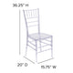 Crystal Ice Blue |#| Crystal Ice Blue Stacking Chiavari Chair - Event Seating - Stack Chairs