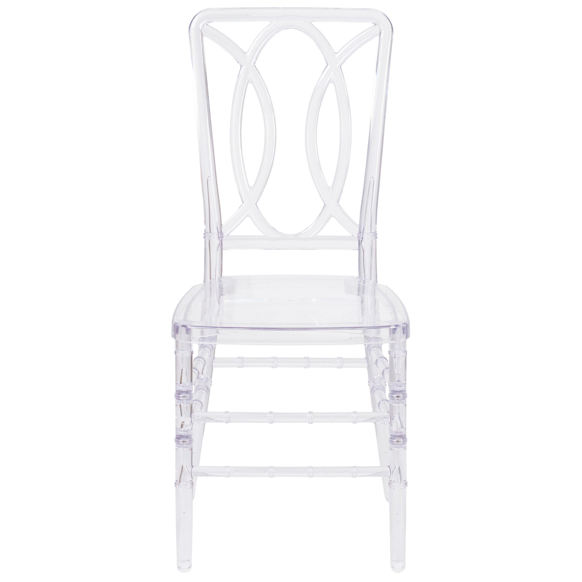 Crystal Ice Stacking Chair with Designer Back - Event Stack Chair - UV Resistant