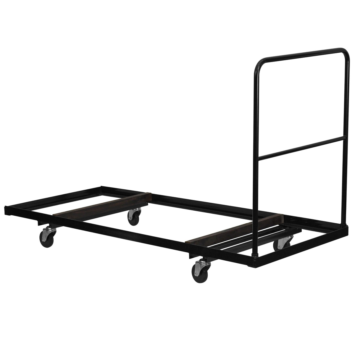 Black Folding Table Dolly for 30inchW x 72inchD Rectangular Folding Tables