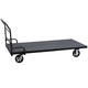 Folding Table Dolly with Carpeted Platform for Rectangular Tables