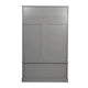 Gray |#| 40" Wide 4 Hook Hallway Tree with Storage Bench and Upper Cubbies in Gray