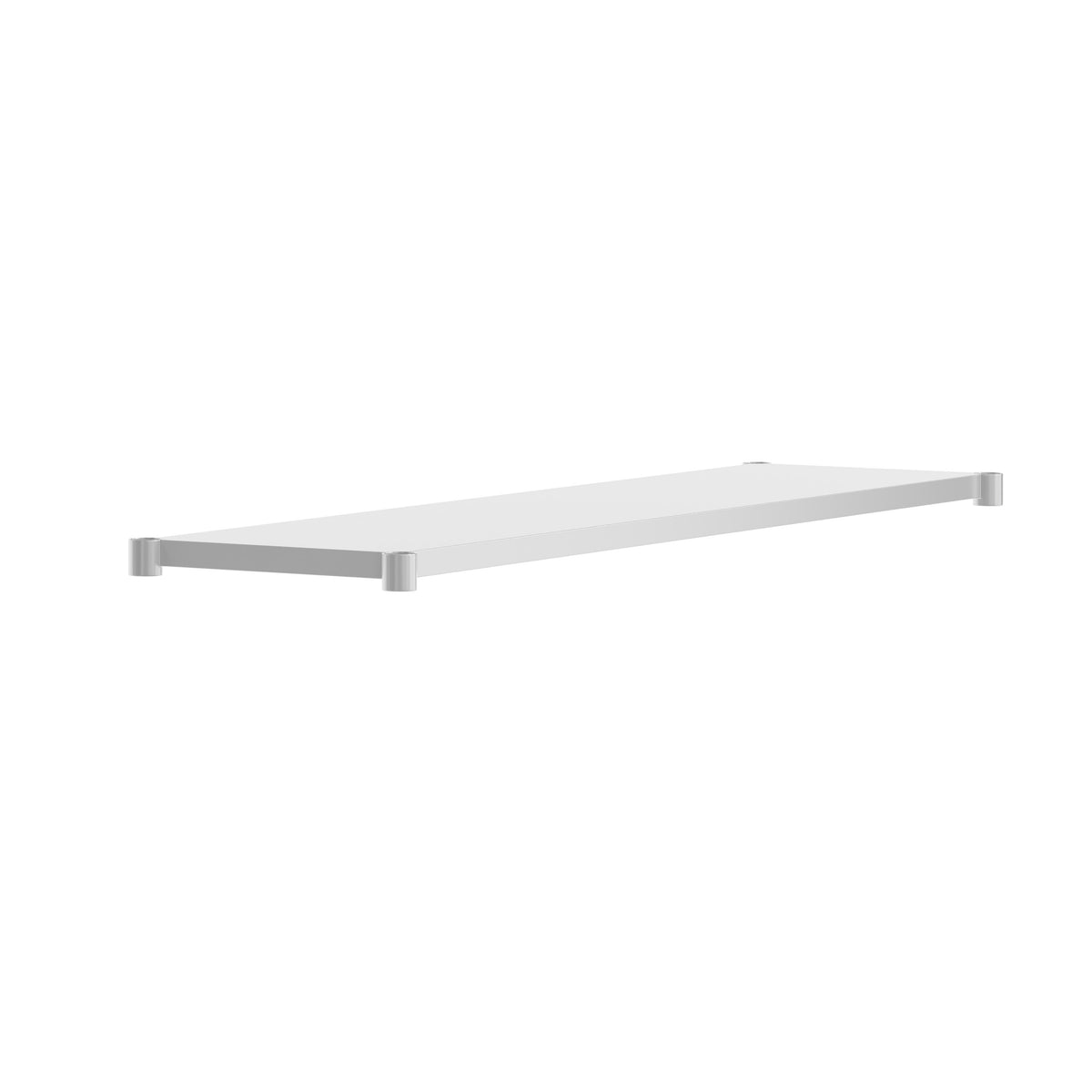 24"W x 72"D |#| Galvanized Steel Adjustable Add-On Work Table Lower Restaurant Shelf