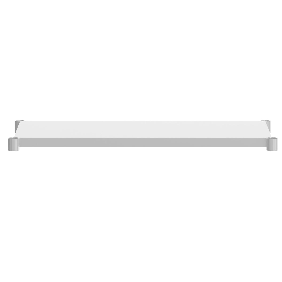 24"W x 72"D |#| Galvanized Steel Adjustable Add-On Work Table Lower Restaurant Shelf
