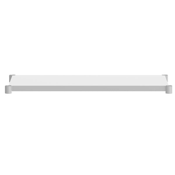 24"W x 72"D |#| Galvanized Steel Adjustable Add-On Work Table Lower Restaurant Shelf