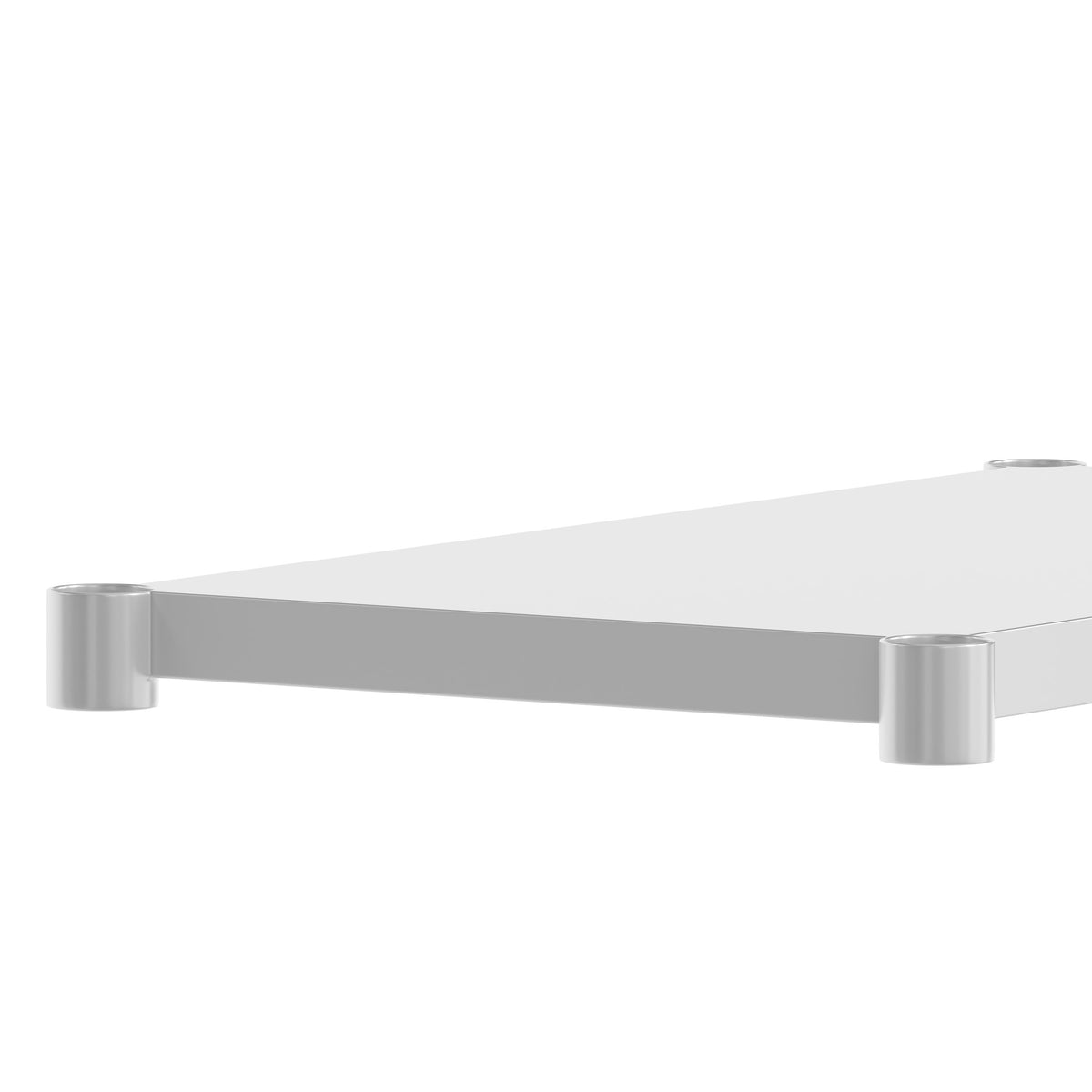 30"W x 48"D |#| Galvanized Steel Adjustable Add-On Work Table Lower Restaurant Shelf