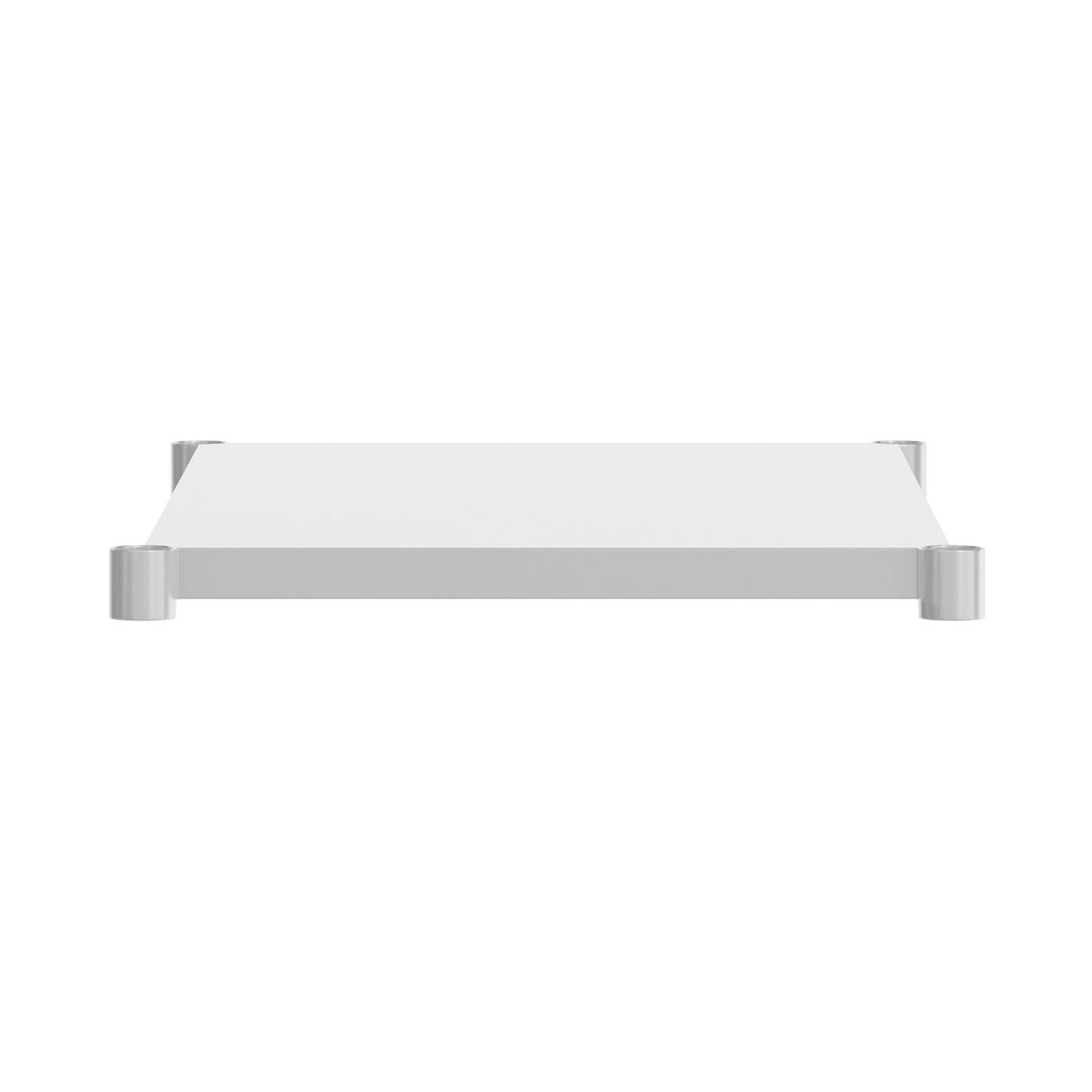 30"W x 48"D |#| Galvanized Steel Adjustable Add-On Work Table Lower Restaurant Shelf