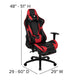 Red |#| Black/Red Gaming Desk Bundle - Cup/Headset Holder/Mouse Pad Top