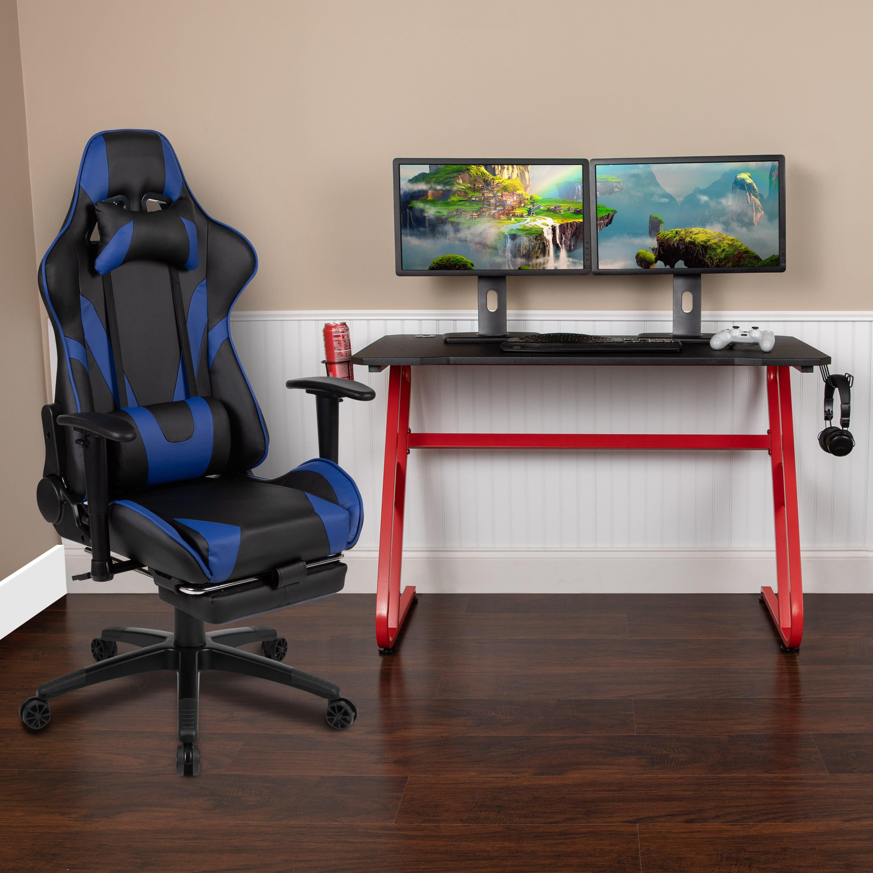 Gaming desk top and chair combo