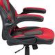 Red |#| Desk Bundle - Red Gaming Desk, Cup Holder, Headphone Hook and Red/Black Chair