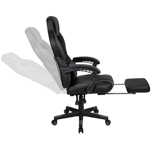 Black |#| Black/Black Gaming Desk Bundle - Cup/Headset Holder/Mouse Pad Top