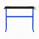 Blue |#| Blue Gaming Ergonomic Desk with Cup Holder and Headphone Hook